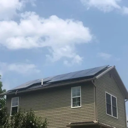 Solar Roof, Eco-Friendly Home Baltimore Exterior photo